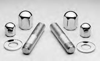 28178 28171 28175 28174 Lower Shock Stud Kits Each kit includes a stud, chrome washers, rubber bushings, spacer and chrome nuts. Sold each. 28178 Fits FL models, 58-66 (repl. OEM 54517-58)..............$13.