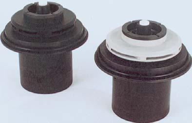 Integral raised face flanges (no threaded adapters) to ensure zero leakage Oversized, high purity ceramic or silicon carbide thrust bearings and shaft Chemically resistant, channeled sleeve bearings