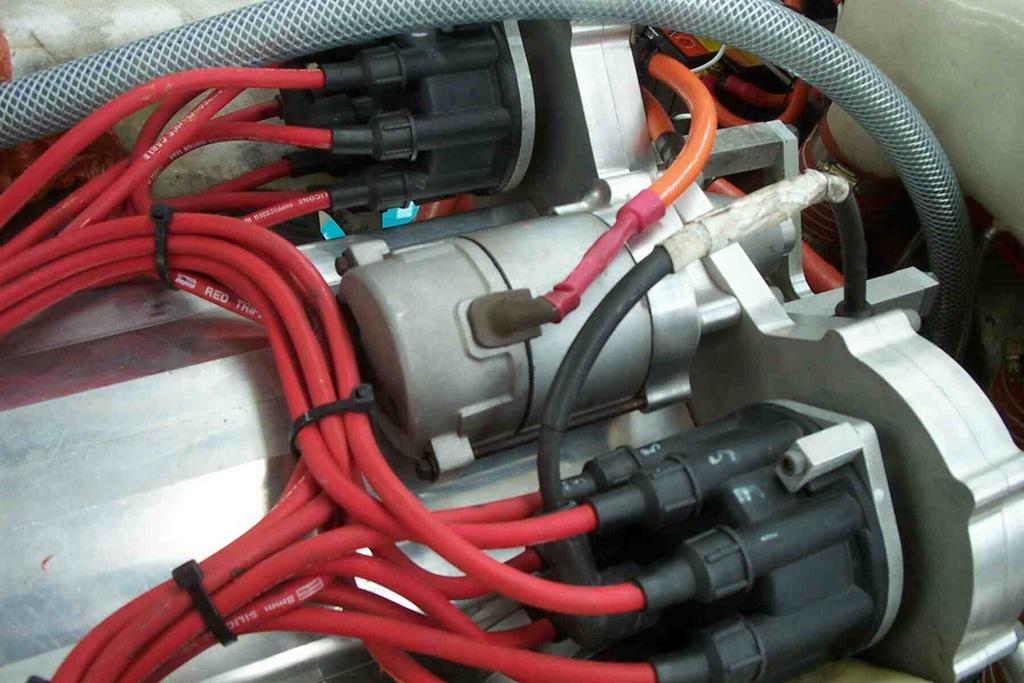 The motor is activated by engaging the starter button once the master switch has been turned on. Figure 8.4.