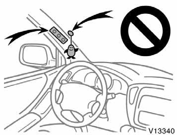 serious injury. Likewise, the driver and front passenger should not hold objects in their arms or on their knees.