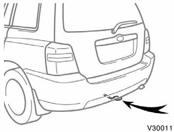 TRAILER LIGHTS Your vehicle is equipped with a wire harness stored in the rear end under body. Some models are fitted with a socket for trailer lights under the rear bumper.
