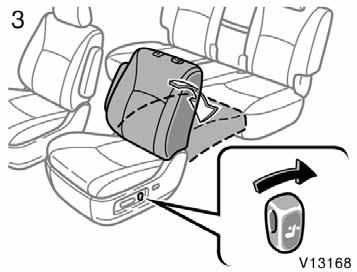 Be certain to replace head restraint. 2. Remove the head restraint.