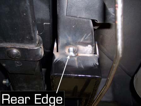 Once you have these minimum welds complete, you may raise the vehicle