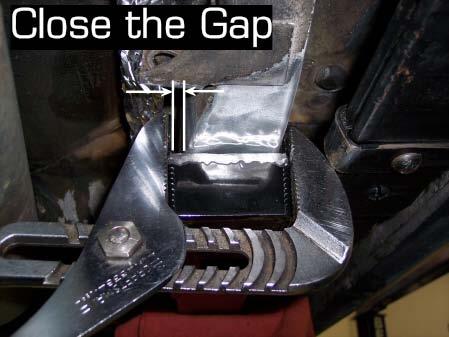 The inboard Tab will need to be bent inward for a tight fit.