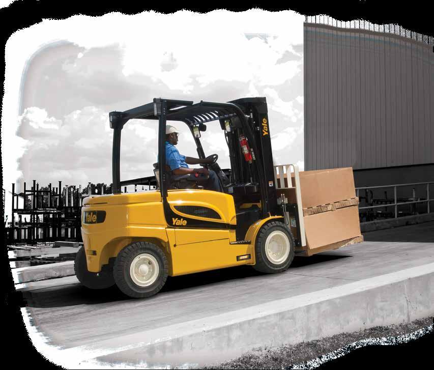 maneuverability and extended service intervals, Yale trucks are