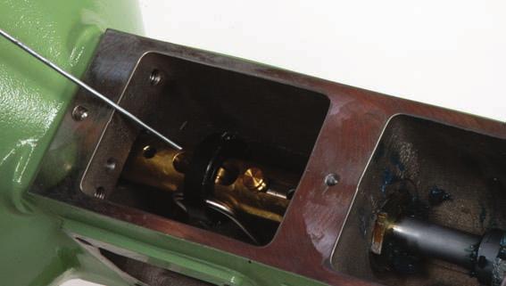 collar assembly, TA-7103, onto the thrust rod.