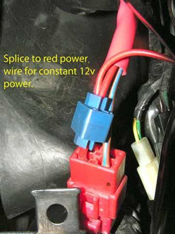 2. Red or Yellow wire supplies constant power for memory purpose and other features, such
