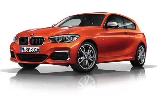 Standard Equipment Highlights M135i 6 M135i (In addition/replacement to M Sport) 18" light alloy M Double-spoke style 436 M with High-grip tyres Airblades, Ferric Grey Air conditioning, automatic,