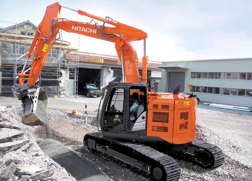 ZAXIS-5 series Short-tail-swing version HYDRAULIC