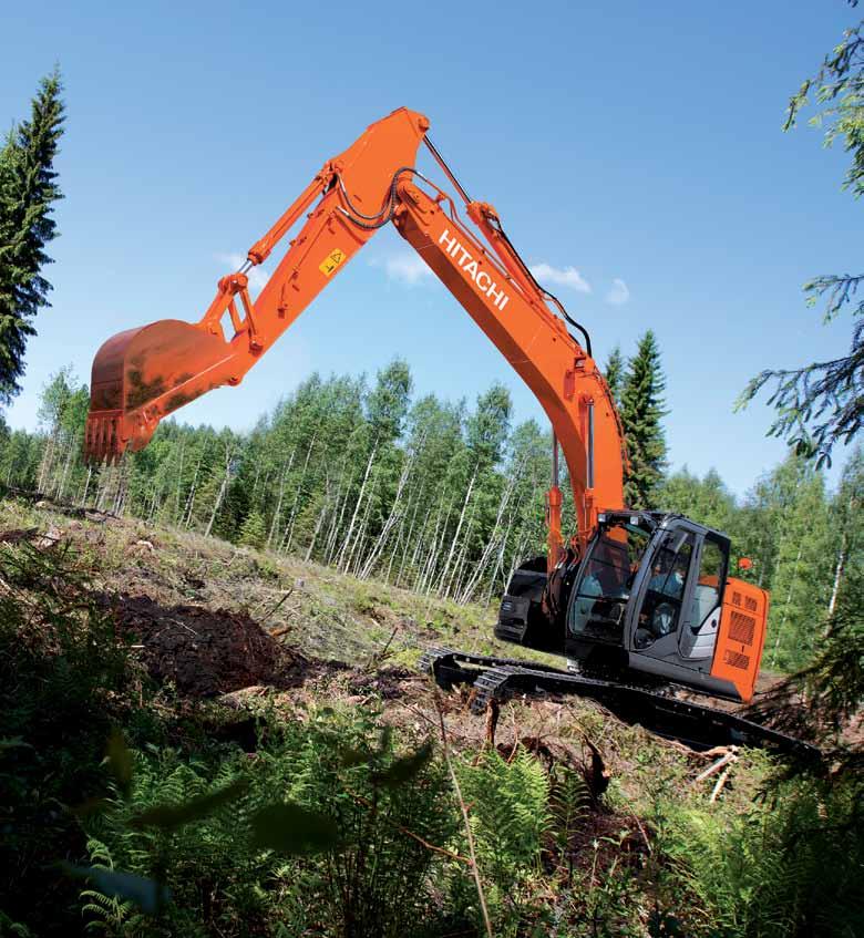 ZX225US-5 PRODUCTIVITY The new ZAXIS 225US delivers the same high levels of productivity that you expect from all types of Hitachi construction equipment.