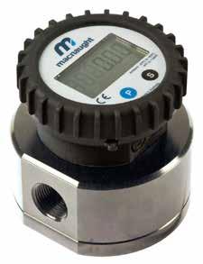 MX12 ½ DIGITAL FLOW METERS SUITABLE FOR FLOW RANGE 2-30L/MIN Output variations: MX-SERIES FLOW METERS MX12P-1SE Stainless steel body with LCD register B - Ex approved (Ex ia) Intrinsically Safe - NPN
