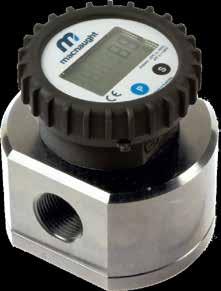 MX25 1 DIGITAL FLOW METERS SUITABLE FOR FLOW RANGE 6-120L/MIN Output variations: MX-SERIES FLOW METERS MX25P-1SE Stainless steel body with LCD register B - Ex approved (Ex ia) Intrinsically Safe -