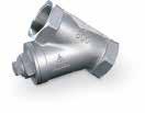 800 psi/pn40 Y-type strainers are available in 4 sizes:»» ¼ 200 mesh (74µ): Part Number YS800-01 (BSP) YS800-02 (NPT)»» ½ 60 mesh (250µ): Part Number
