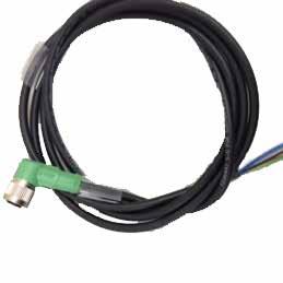 SIGNAL CABLE DESCRIPTION The Sensor Cable is a M12 5 position female connector cable, to supplement the DIN Pulser Module Manufactured form polyurethane, the sensor cable is highly resistant to