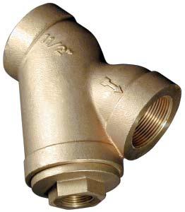 BULLETIN 6-STN-Y STRAINERS Bronze Stainless Steel The presence of foreign particles in an automatic valve may seriously affect its dependability.