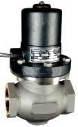 BULLETIN 6-W STAINLESS STEEL SOLENOID VALVES 0 F TYPE W FULL PORT - NORMALLY CLOSED TO 3 PIPE SIZE Valve opens when energized and closes when de-energized.