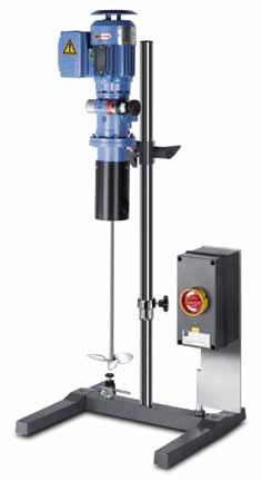 RW 47 D for batches up to 200 l (H ² The very powerful IKA stirrer for laboratories, pilot plants and small-scale production. Two speed ranges for highly viscous media and intensive mixing.