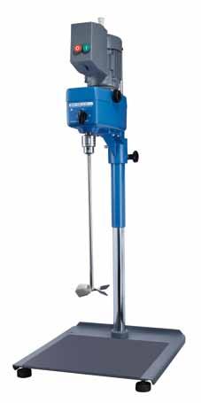 speed range II (at 50 Hz) Dimensions (W x D x H) RW 47 D (drive) Ident. No. 1602000 R 2302 Propeller stirrer Ident. No. 0739000 R 474 Telescopic stand Ident. No. 1643000 Package (s.