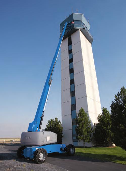 Power and Terrainability Genie Super Booms lifts combine maximum reach with exceptional manoeuvrability.