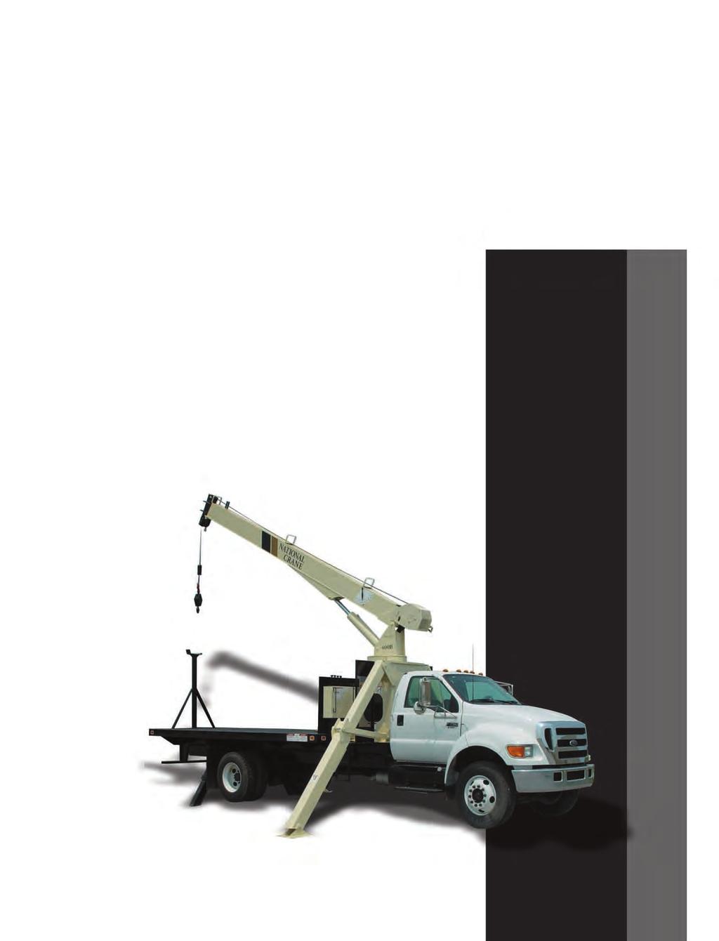Series 4B product guide features 56' Three-section boom 1 Ton rating Internal anti-two-block Self-lubricating Easy Glide wear pads contents Features 2