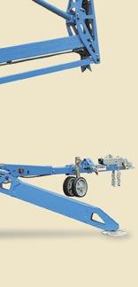 T R A I L E R M O U N T E D Z - B O O M S TZ-50 EASY TO READ CONTROLS Out and Up Articulating Jib Boom The articulating jib boom comes standard on the TZ-50 giving you an additional 4 ft 1 in (1.