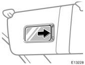 Adjust the mirror so you can just see the rear of your vehicle in the mirror.