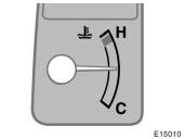 Engine coolant temperature gauge Type A Type B The gauge indicates the engine coolant temperature when the ignition switch is on.