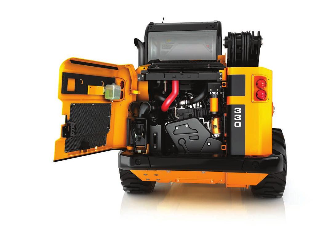 MORE ACCESSIBILITY MEANS LESS DOWNTIME WE VE DESIGNED THE JCB SKID STEER AND COMPACT TRACK LOADER TO BE LOW