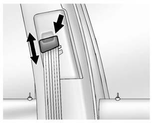 To make the lap part tight, pull up on the shoulder belt. It may be necessary to pull stitching on the safety belt through the latch plate to fully tighten the lap belt on smaller occupants.