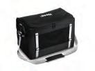 Just unfold the soft-shell cooler and add ice. Shoulder and compression straps allow for easy transport.