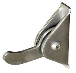 NW 607W CLOTHES HOOK, WELD-ON Material: Mounting : 5/8" x 3 1/8" x