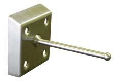 NW 611 BALL TIP, TOILET PAPER HOLDER 4" x 4" x 4" Projection Material: Stainless Steel w/nylon Insert 14