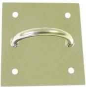 NW 614FWM FLOOR / WALL MOUNT HANDCUFF RING Ring Base Material: Mounting Screws: Floor Mount or Wall Mount 2 1/2" Outside Diameter, 1/2" Ring 6" x 6" Mounting Plate Stainless Steel, 9 Gauge Mounting