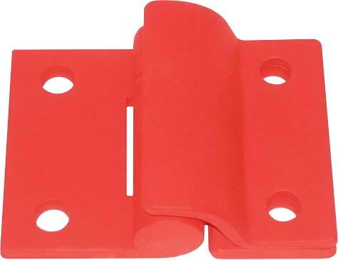 NW 631FP FOOD PASS HINGE W/APPLIED STOP 3" x 4" x 1/4" Thick 3/16" Thick Stop Material: Formed Steel Plate Full Surface, Bolt-on Pin: Fully Welded Ends: