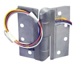 NW 645ETH ELECTRIC TRANSFER HINGE 4 1/2" x 4 1/2" x 3/16" Thick Material: Stainless Steel, Investment Cast Electric Transfer Hinge Full Mortise, Hospital Tip US32D Wiring: Color Coded Wires (5) 18