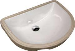 Oval Shape Sink 510 575 Front Overflow Included Ø32 100 190 G1/2 " 780 Ø32 100 430 540
