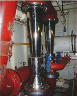 SAFE & EFFICIENT N.E.I. s patented Venturi Oxygen Stripping (VOS ) System uses deoxygenation and cavitation to ensure 100% compliance with IMO s Ballast Water Discharge Standards.