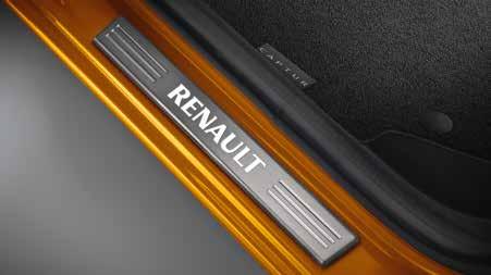ILLUMINATED FRONT DOOR SILLS Protect the lower door section of your vehicle in style.