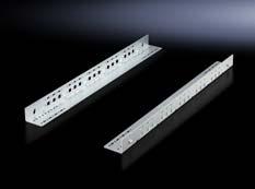 400 Slide rails, static installation for TS IT For mounting between a front and a rear pair of