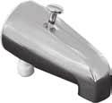 March 15, 2018-15 DIVERTER SPOUT FOR PERSONAL AND ELD SOWER CROME PLATED ZAMAK TOP OOKUP WIT BASE CONNECTION 20 0070 D01-010/351C 3 /4" X 1 /2" FIP 5 3 /8" Long $