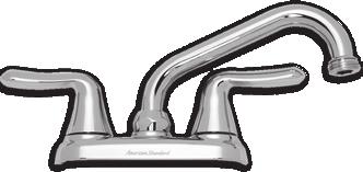 Centers Finish Price Each 20A 0900 2475.500.002 Two andle Faucet 4" Chrome $ 132.