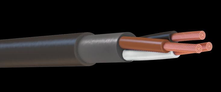 We produce EPR insulated cables up to1 kv with copper conductors cross-section of 1 to 400 mm² We produce EPR insulated