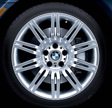 s Standard equipment o Optional equipment s 17 x 7.5 Star Spoke (Style 138) cast alloy wheels with 225/50R-17 all-season tires. (std. on 528i/528xi) s 17 x 7.