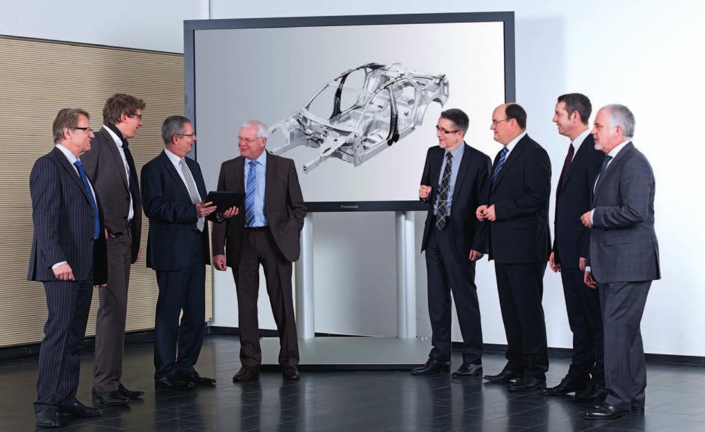 52 _ Innovation When Michael Dick, Member of the Board of Management for Technical Development at AUDI AG, meets with his closest colleagues, the subject is almost always the cars of tomorrow.