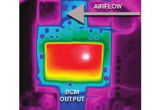 BFT Airflow Orientation Airflow() IR image, airflow; Full load,, no heat sink Thermal impedance vs.