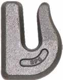 99 Clevis Slip Hook with Latch Not intended for overhead lifting HAC70 ¼", 7,800 MBS, 2,600 WLL, Grade