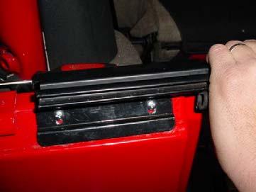 Tailgate Bar with Tonneau Installation 17. Locate Tailgate Bar and Rear Seat Tonneau Cover.