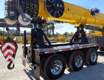 Boom dollies equipped with 3 Axles typically work with a GVWR of 67,500 lbs.