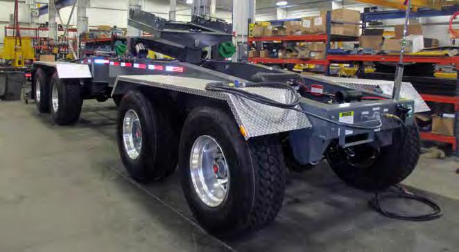 4-Axle Dollies Model W4 Custom axle spacing and axle width also available. The 4-Axle Boom Dolly W4 model is an ultra-light, ultra-durable solution to large mobile crane transportation.