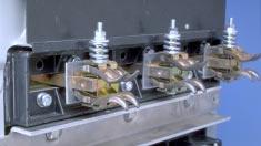 The Line Side High Voltage Fused Wires (HV Wires) from the CPT MUST BE ATTACHED to the Line Side of the Breaker.